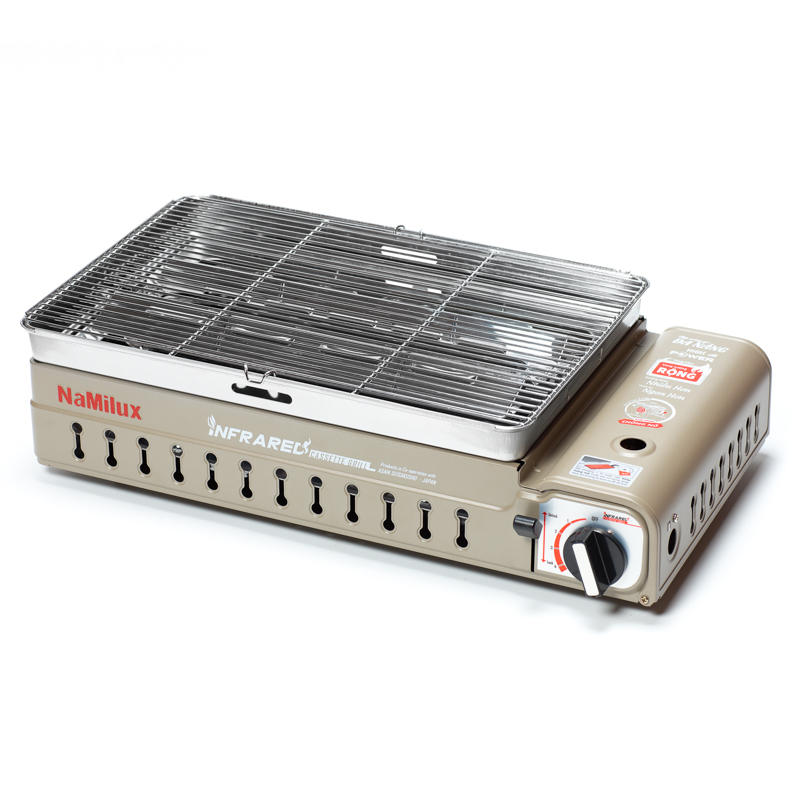 Гриль газовый портативный NaMilux GM2120PS/2W (с переходником)