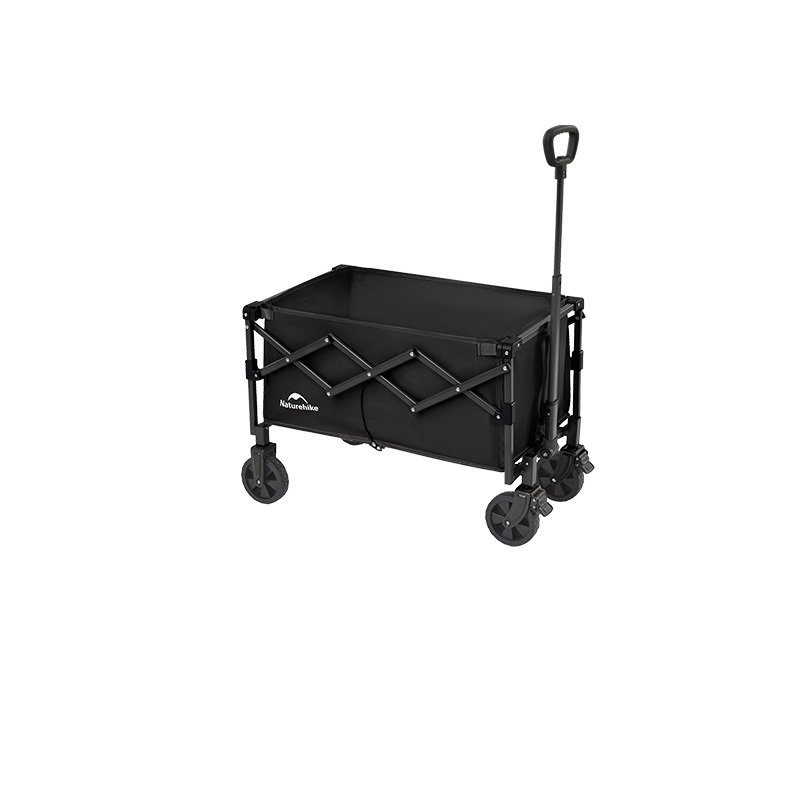 Тележка туристическая Naturehike Light 75х45,5х91 см, 70 л, черная