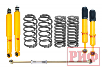 фото Лифт-комплект РИФ Toyota Land Cruiser Prado 120, FJ Cruiser 45 мм жесткий