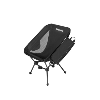 фото Кресло туристическое Naturehike Clamshell 001 складное, 55х54х66 см, до 120 кг, черное