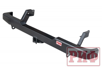 фото Бампер РИФ задний Mazda B2500/BT50, Ford Ranger T5 2006-2010 с квадратом под фаркоп