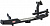Бампер РИФ задний Mazda B2500/BT50, Ford Ranger T5 2006-2010 с квадратом под фаркоп, калиткой и подсветкой номера