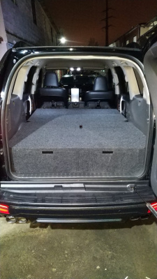 фото Органайзер для Toyota Land Cruiser Prado 150 (2 выдв.ящика+спальник) дорестайлинг