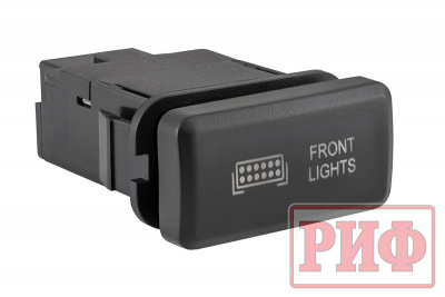 фото Кнопка ВКЛ/ВЫКЛ, белый, FRONT LIGHTS TOYOTA 40x20 мм горизонтальная