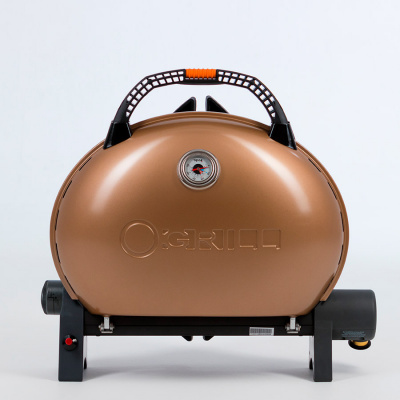 фото Гриль газовый O-GRILL 500MT bicolor черный-золото, с термометром (в комплекте адаптер тип А)