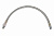 Шланг метализированый  50 см с обратным клапаном 1/4" (папа) х 1/4" (папа)