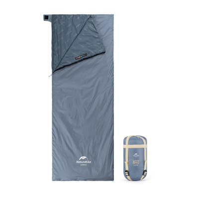 фото Мешок спальный Naturehike LW180, 205х85 см, (ТК: +15C), серо-голубой