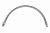 Шланг метализированый  50 см с обратным клапаном, 1/8" (папа) х 1/4" (папа)