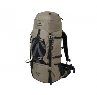 фото Рюкзак туристический Naturehike 70 л, коричневый