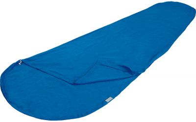 фото Вкладыш High Peak Cotton Inlett Mummy в спальный мешок, хлопковый, синий, 225 см