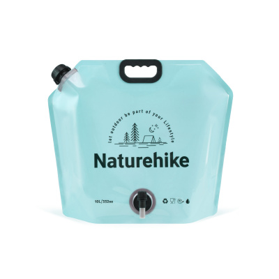 фото Канистра Naturehike Ling Wo для воды, 10 л., мягкая, голубая