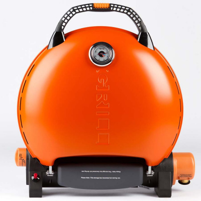фото Гриль газовый O-GRILL 700T оранжевый (в комплекте адаптер тип А)