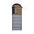 Мешок спальный Naturehike Sunny Day PL02 U450, (190+30)х80 см, (левый) (ТК: +4C), серо-голубой