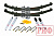 Лифт-комплект РИФ газовый Mitsubishi L200 2015+, Fiat Fullback 2016+ мягкий лифт 40 мм 