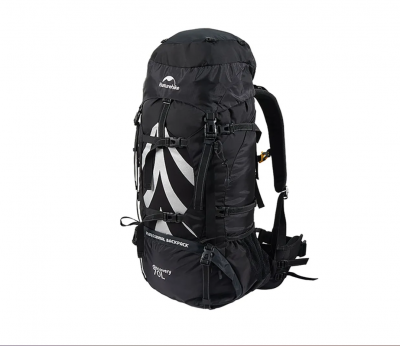 фото Рюкзак туристический Naturehike 70 л, черный